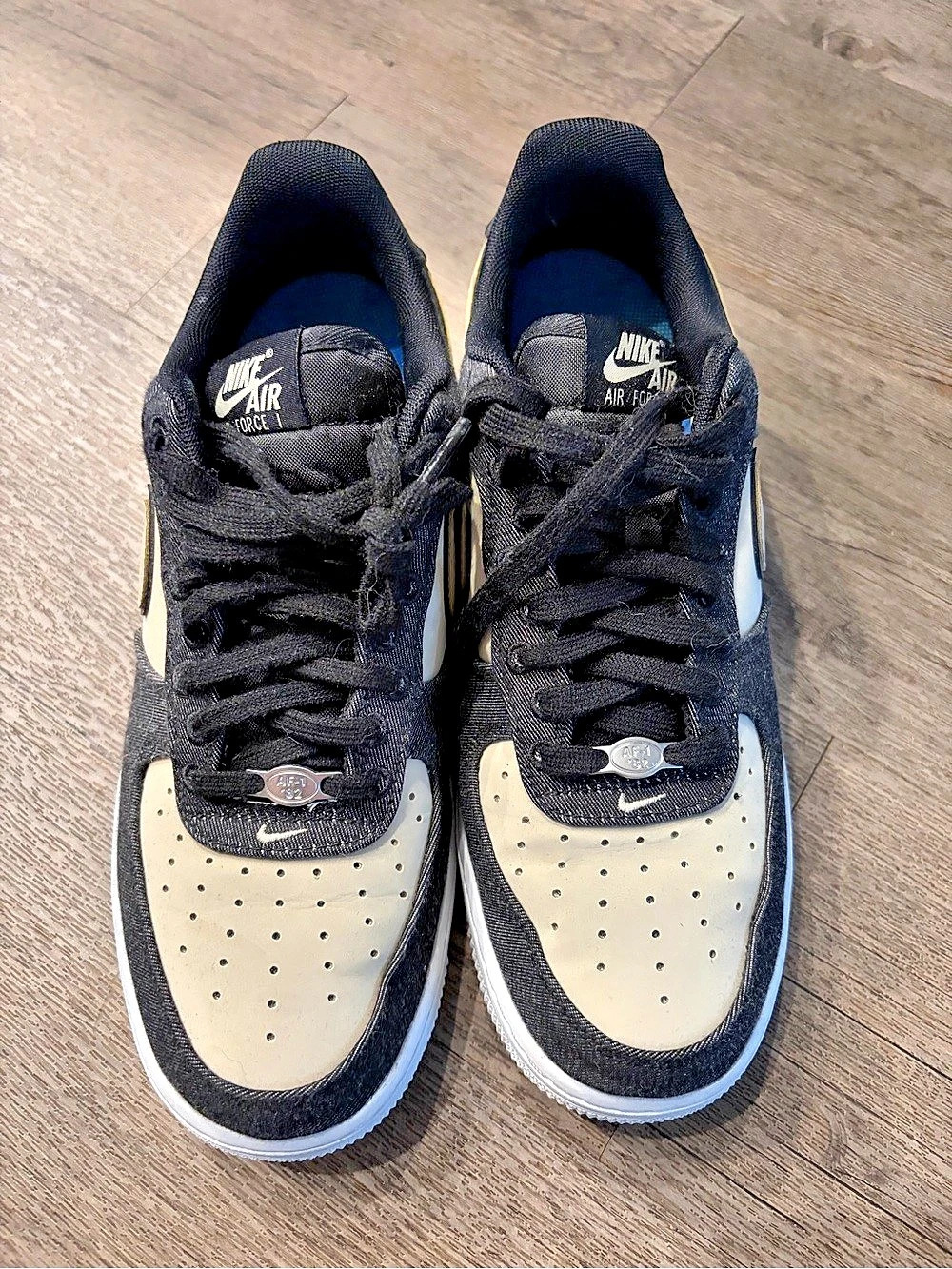 Nike Air Force 1 Low '07 LV8 "Black Denim" Sneakers